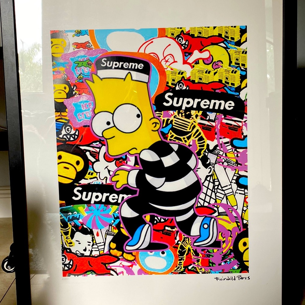 Print - Supreme Bart Simpson - Fairchild Paris